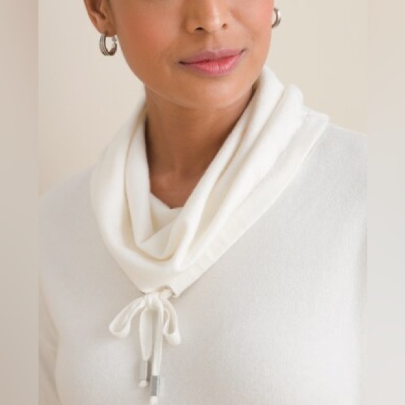 NWT Chico’s Zenergy Cotton Cashmere Pullover Sweater - Picture 3 of 11